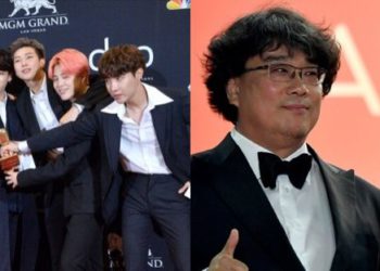 BTS congratulates Parasite