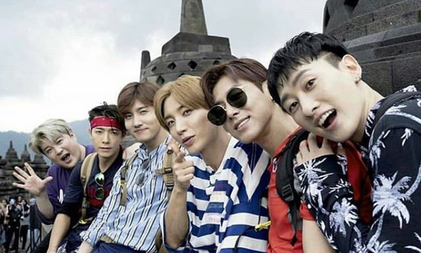 TVXQ and Super Junior in Yogyakarta