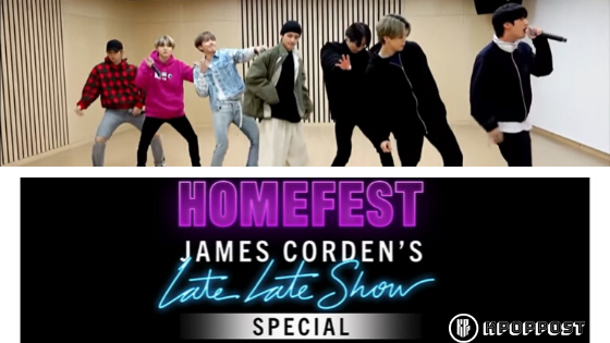 BTS on James Corden Show