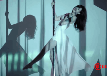 Kpop female idols and male idols doing Kpop pole dancing challenge