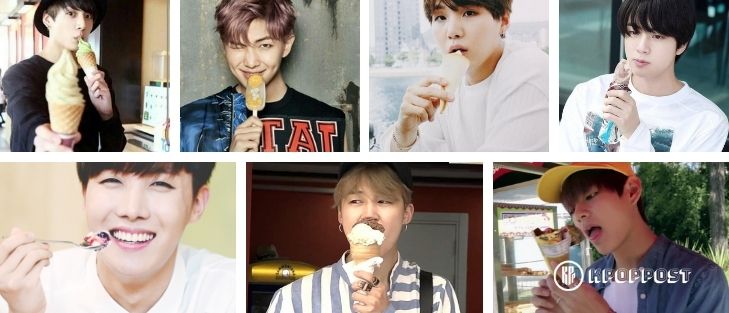 BTS members favorite ice cream