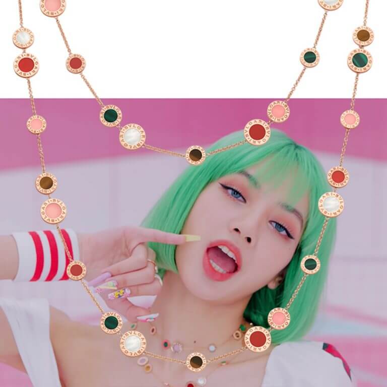 Details about   K-pop BLACKPINK Ice Cream How You Like That Rosé 로제 Pearl Chain Coin Necklace