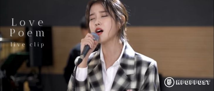 Kpop solo singer IU love Poem live clip