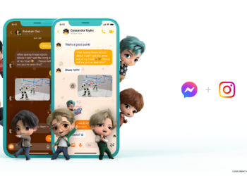 BTS Tiny TAN messenger and Instagram