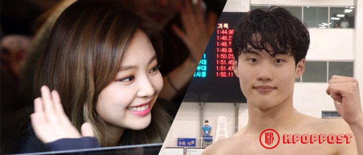 BLACKPINK Jennie support South Korea swimmer Hwang Sun Woo in Tokyo Olympics
