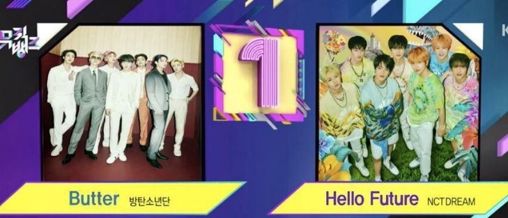 NCT Dream Hello Future 2nd Win Beating BTS Butter on Music Bank