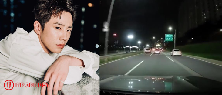 U-KISS Lee Jun Young Becomes a Neighborhood Hero, Helping the Police Catch a Drunk Driver Video Footage