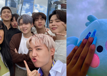 Check Out 6 Adorable Moments of BTS and Megan Thee Interactions Outside “Butter”