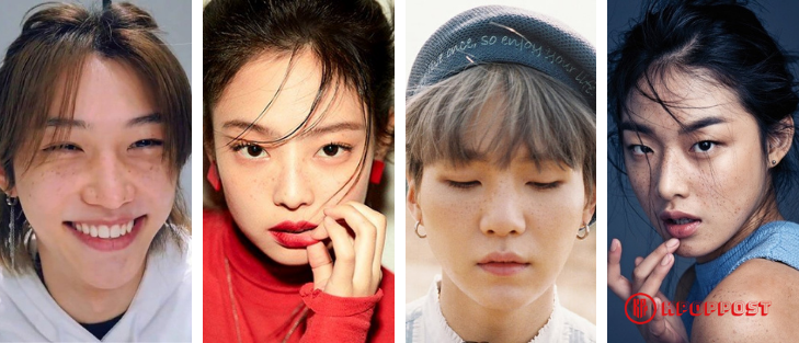 Korean Stars Who Look Adorable with Freckles