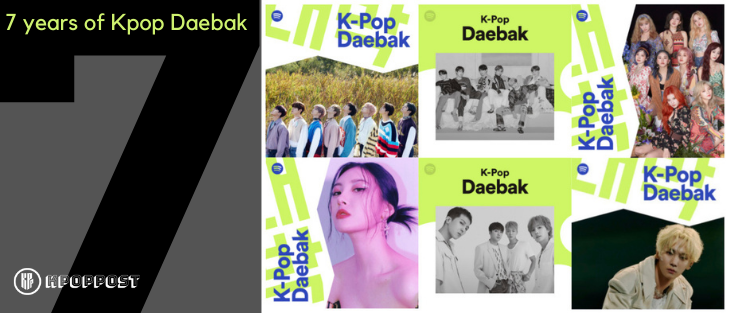 Spotify Reveals Data to celebrate Kpop Daebak 7th Anniversary `