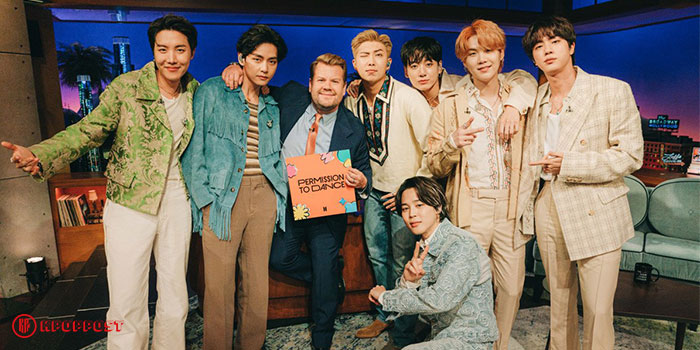 “Papa Mochi” REUNITED: BTS FIRST Studio Appearance at The Late Late Show with James Corden 2021