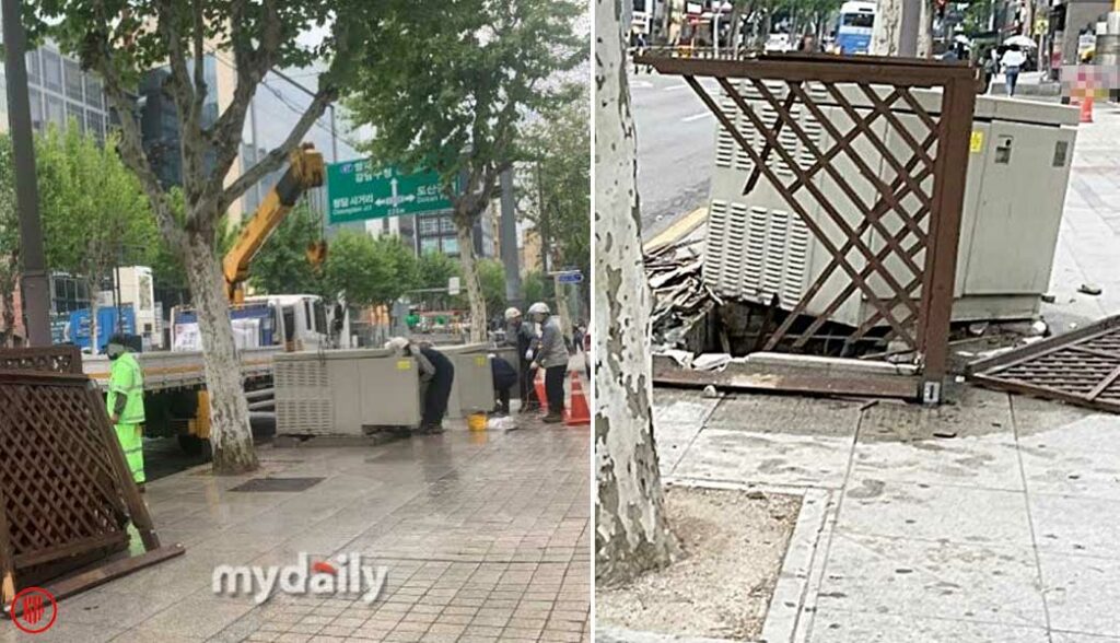 Kim Sae Ron’s car accident involved hitting an electrical transformer box.