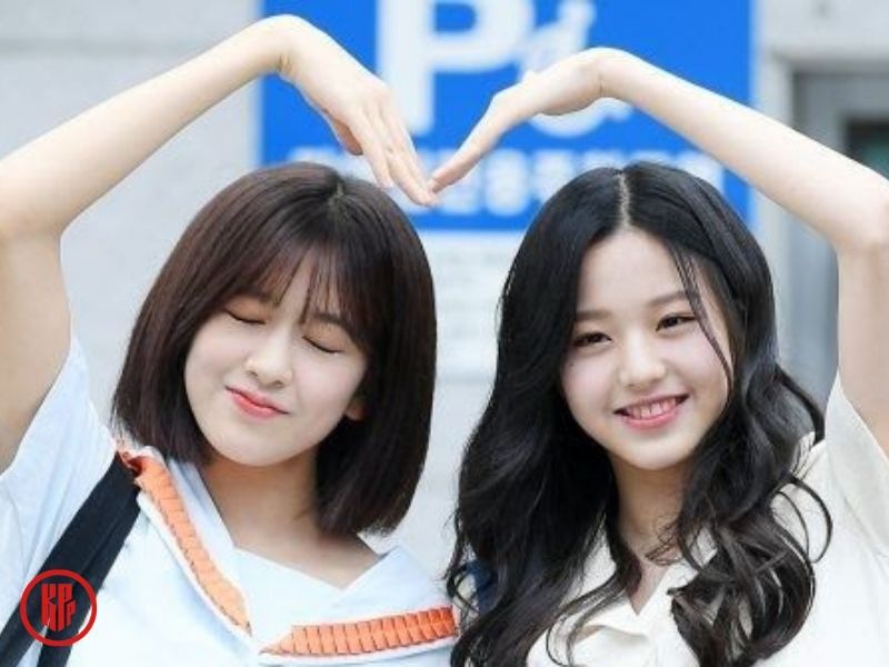 IZ*ONE Yujin and Wonyoung