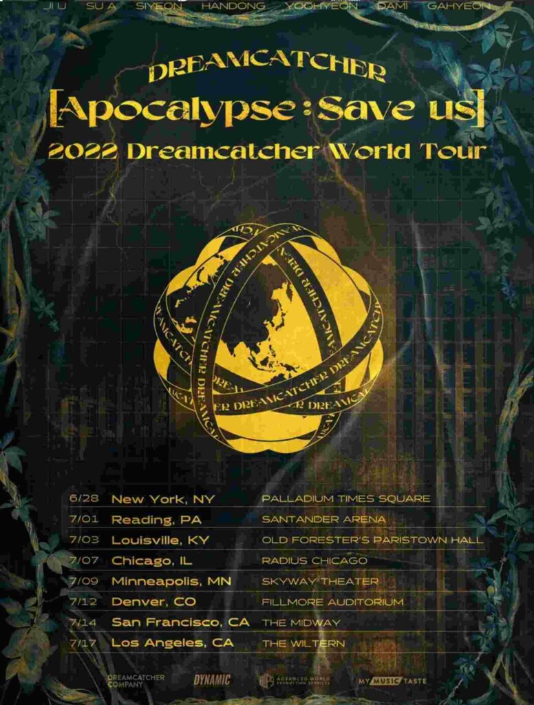 Dreamcatcher “Apocalypse: Save Us” World Tour 2022