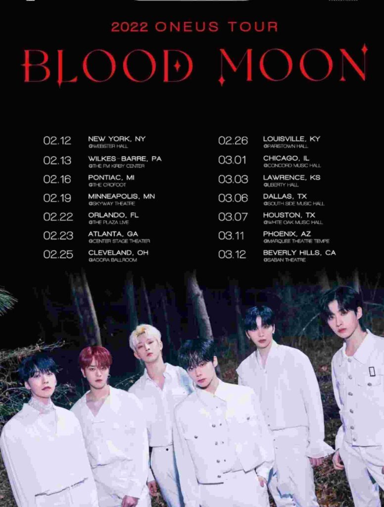 ONEUS “BLOOD MOON” US Tour