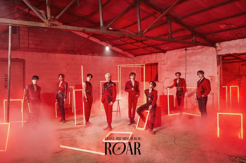 E Entertainment Kpop boy group E'LAST mini album ROAR