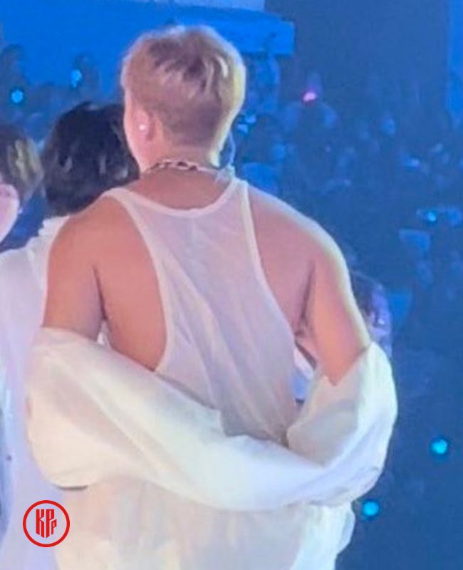 Kpop male idols sexy backless fashion BTS RM