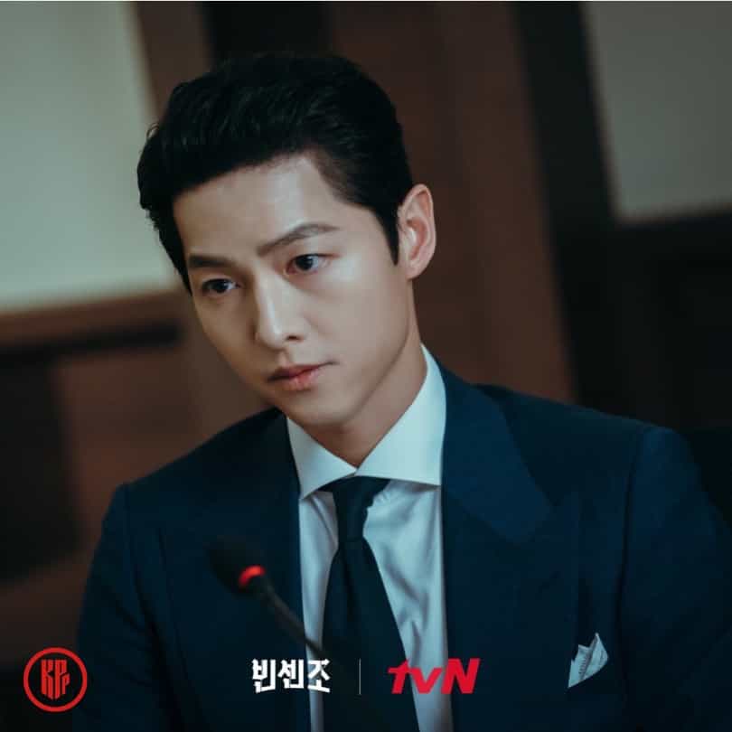 Song Joong-ki as Vincenzo Cassano. | tvN