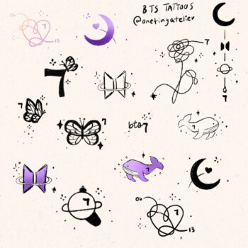 BTS Got Friendship Tattoo and Here Are 50+ Inspirations for Your BTS ...