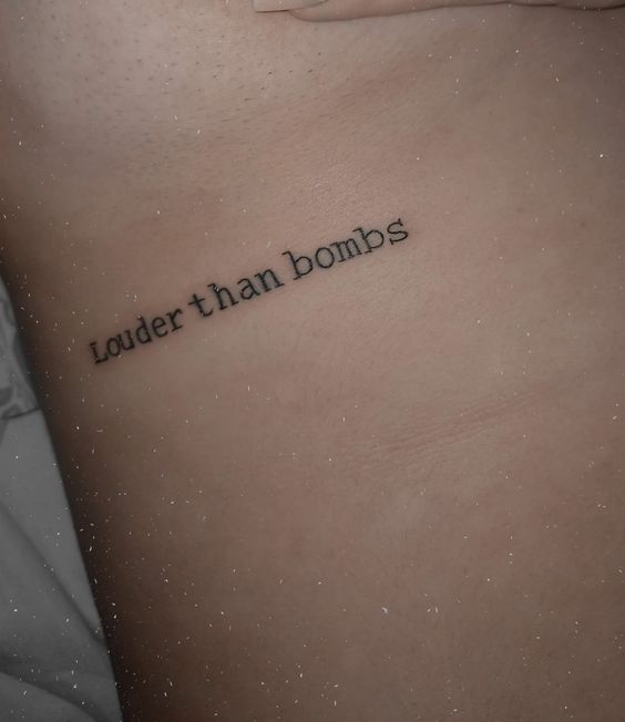 BTS louder than bombs tattoo inspirations