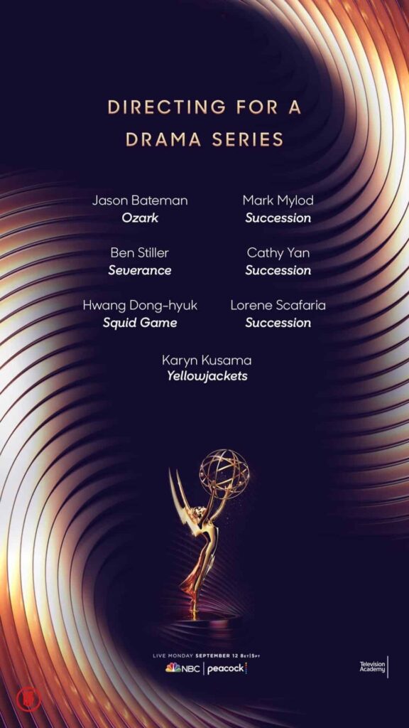 Hwang Dong-hyuk - Emmy Awards 2022 Nominations