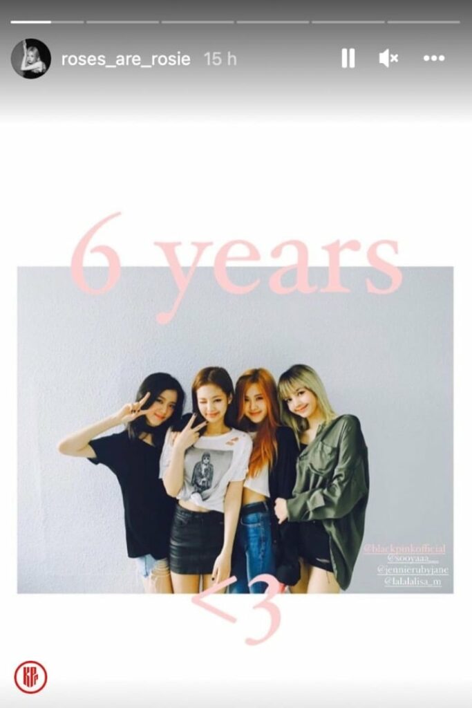 BLACKPINK 6th Anniversary Rose Instagram - IMAGE 5