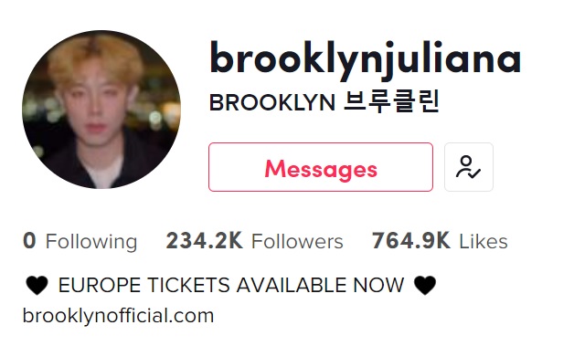 BROOKLYN tiktok Went Viral during “I’M GONNA LOVE YOU TOUR”