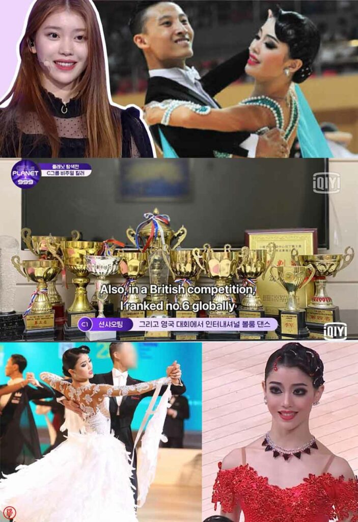 Kep1er Xiaoting as Idol Star Athletics Championships (ISAC) 2022 Dancesport winner. | Twitter