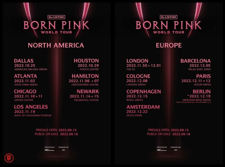 pink tour 2022 europe