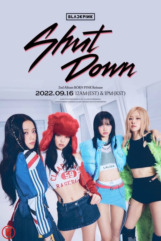 “Shut Down,” the title track of BLACKPINK's 2nd album. | YG Entertainment.