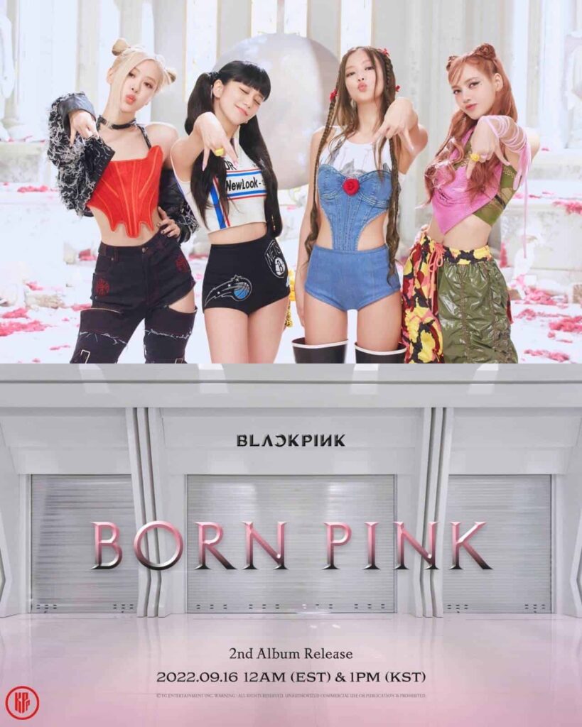 “Born Pink” new title teaser poster of BLACKPINK. | YG Entertainment