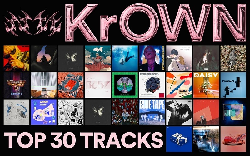 Most-Streamed Track of Spotify K-Hip-Hop Playlist, ‘KrOWN’