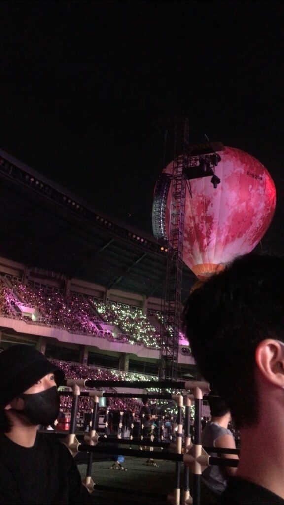 BTS Jungkook in IU concert