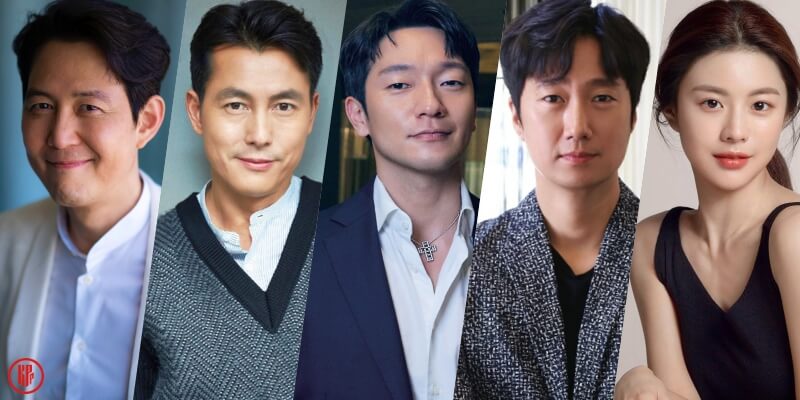 September Most Popular Korean Stars Jung Jae, Jung Woo Sung, Son Suk Ku, Park Hae Il, and Go Yoon Jung.