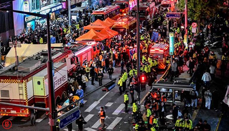 Itaewon annual Halloween festival turns into a fatal stampede tragedy. | WallStreet Journal