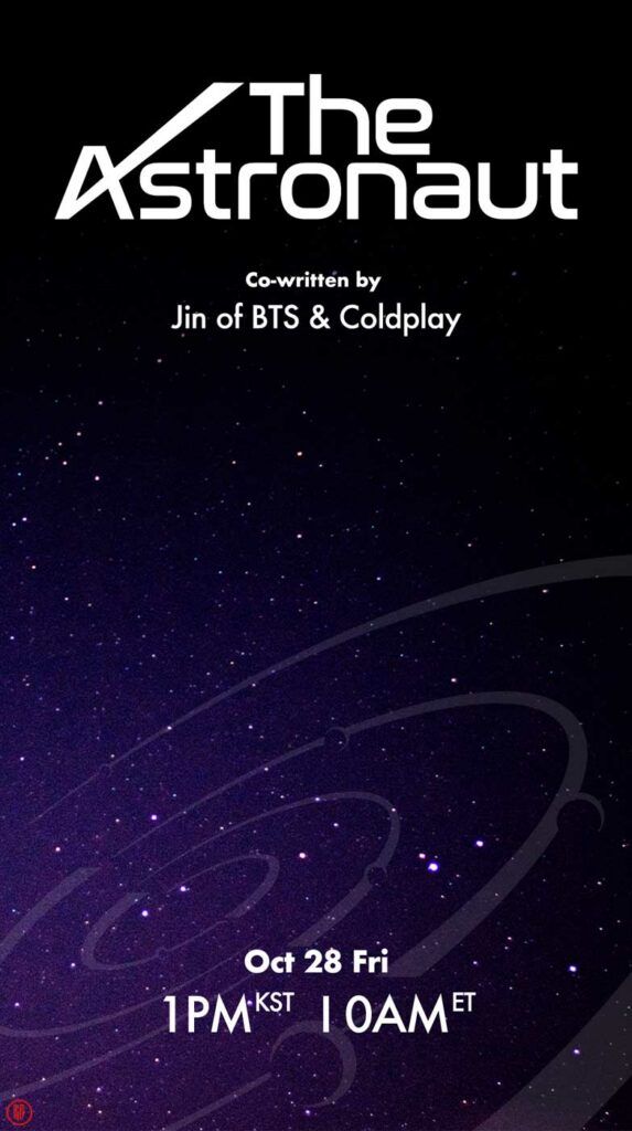 BTS Jin co-wrote his solo single, “The Astronaut,” with Coldplay. | Twitter