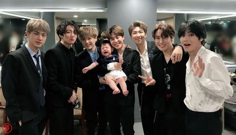 BTS and Song Hobum’s baby. | Twitter
