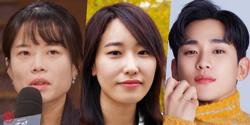 Director Kim Hee Won, Writer Park Ji Eun, and Actor Kim Soo Hyun. | Hancinema.