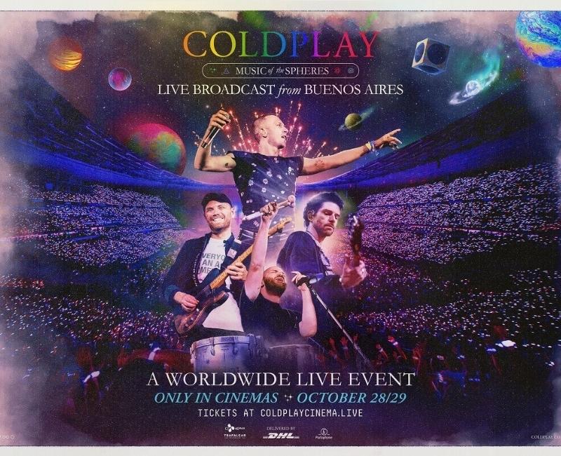 cinema landscape Coldplay Music Of The Spheres World Tour