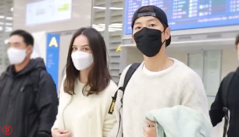 Song Joong Ki and his new foreigner girlfriend – who’s her name? | Twitter