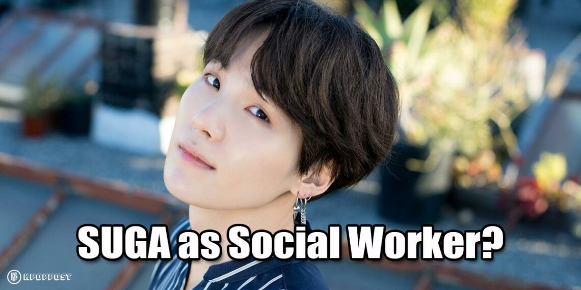 BTS Suga military service enlistment social worker