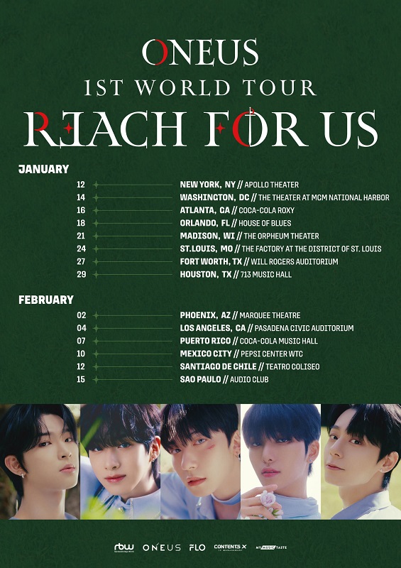 ONEUS 2023 kpop world tours and concerts schedule