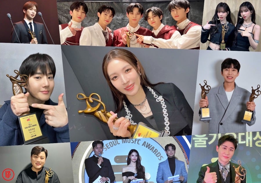 The 32nd Seoul Music Awards winners in 2023. | Twitter.