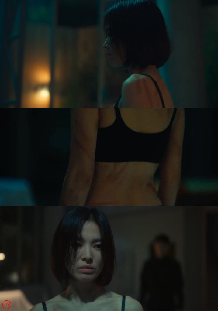 Song Hye Kyo’s strip scene in Netflix new drama, The Glory. | Twitter