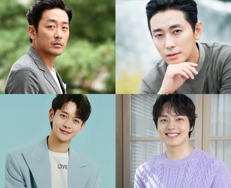 Bros on Foot, Actors Ha Jungwoo, Ju Jihoon, Choi Minho, and Yeo Jingoo Show Off Their