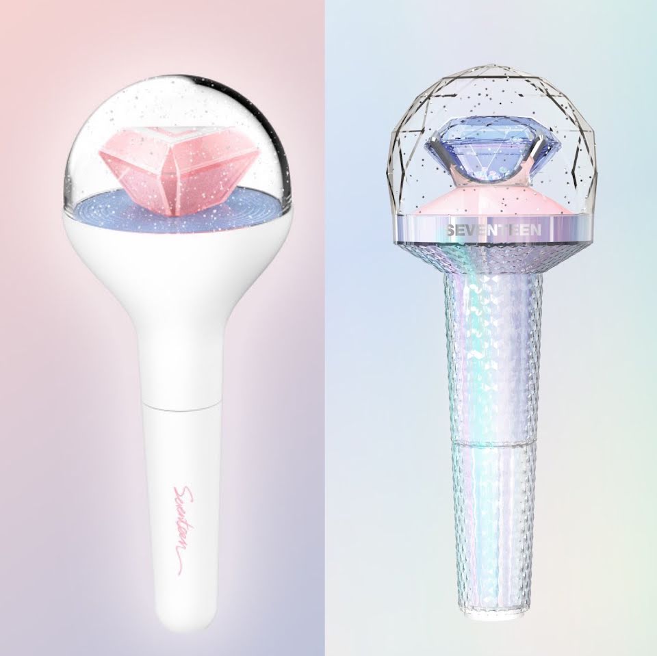 seventeen lightstick Caratbong Version 1 and 2