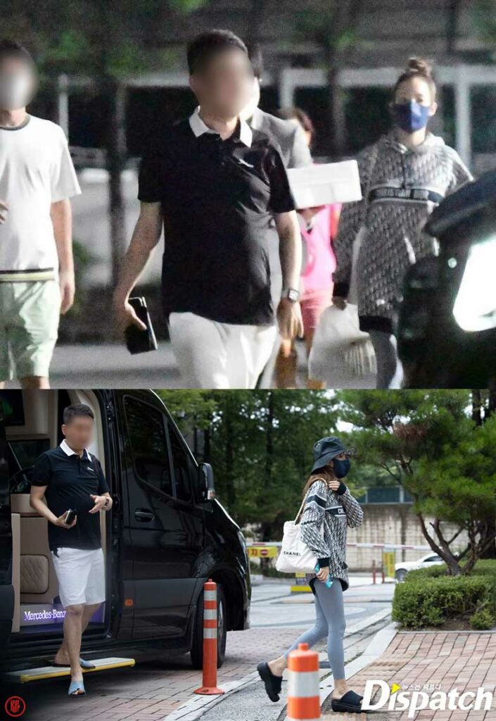 Park Min Young and his ex-boyfriend, Kang Jong Hyun. | Dispatch
