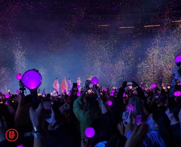 The purple ocean in BTS concert