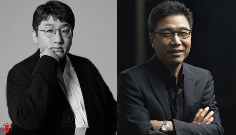 Bang PD and Lee Soo Man. | Twitter