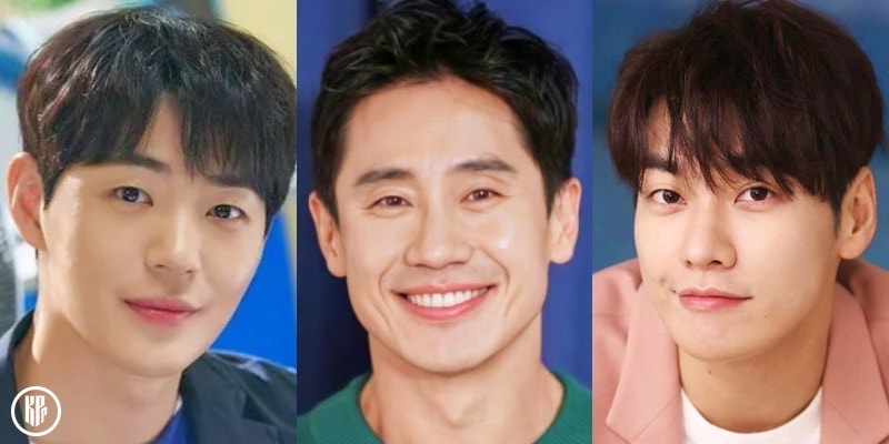 Actors Shin Jae Ha, Shin Ha Kyun, and Kim Young Kwang | Han Cinema.